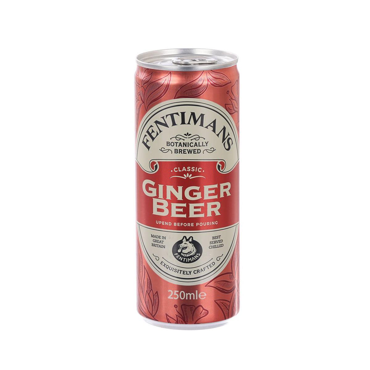 FENTIMANS classic ginger beer can, botanically brewed, 250 ml