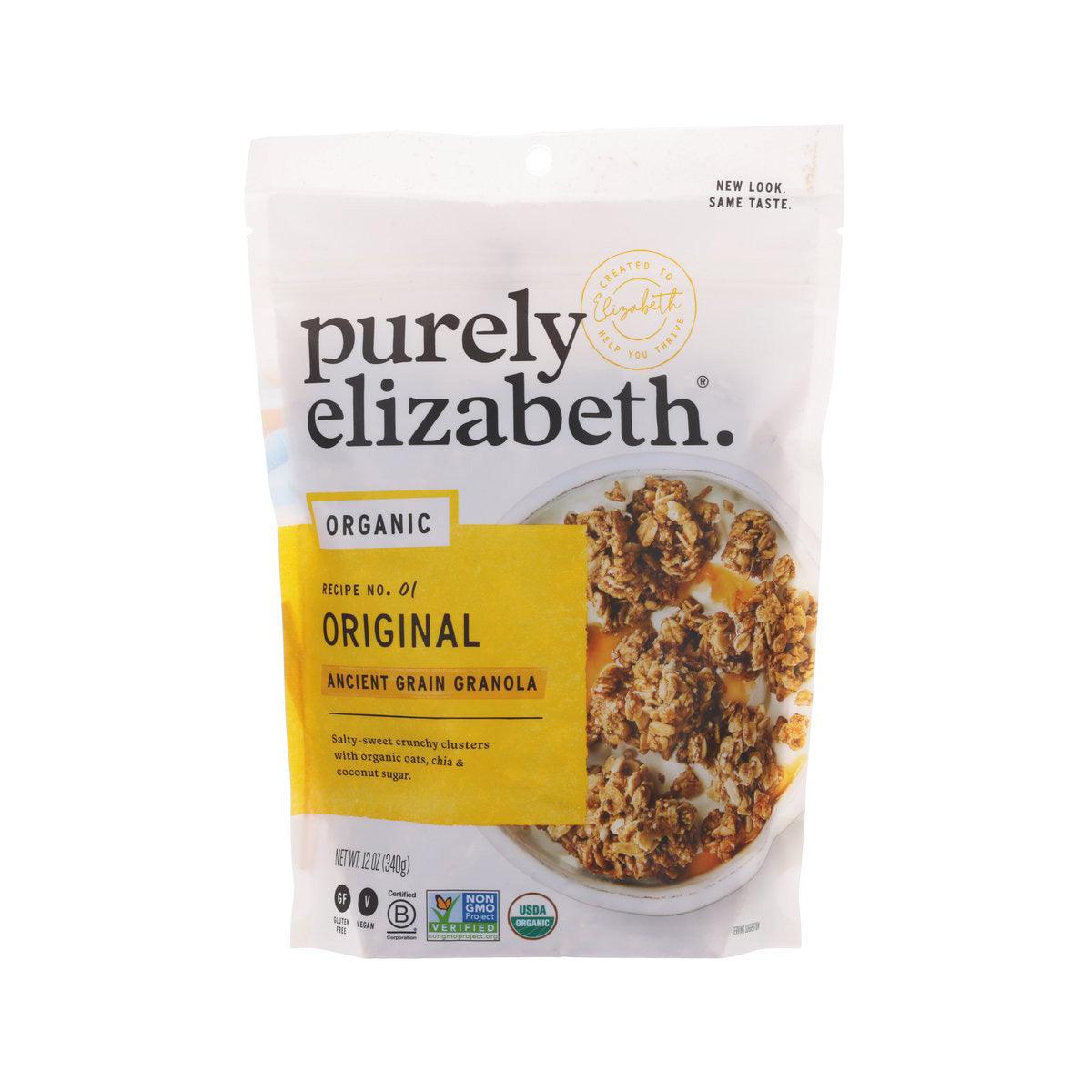 PURELYELIZABETH organic original gluten-free granola pouch