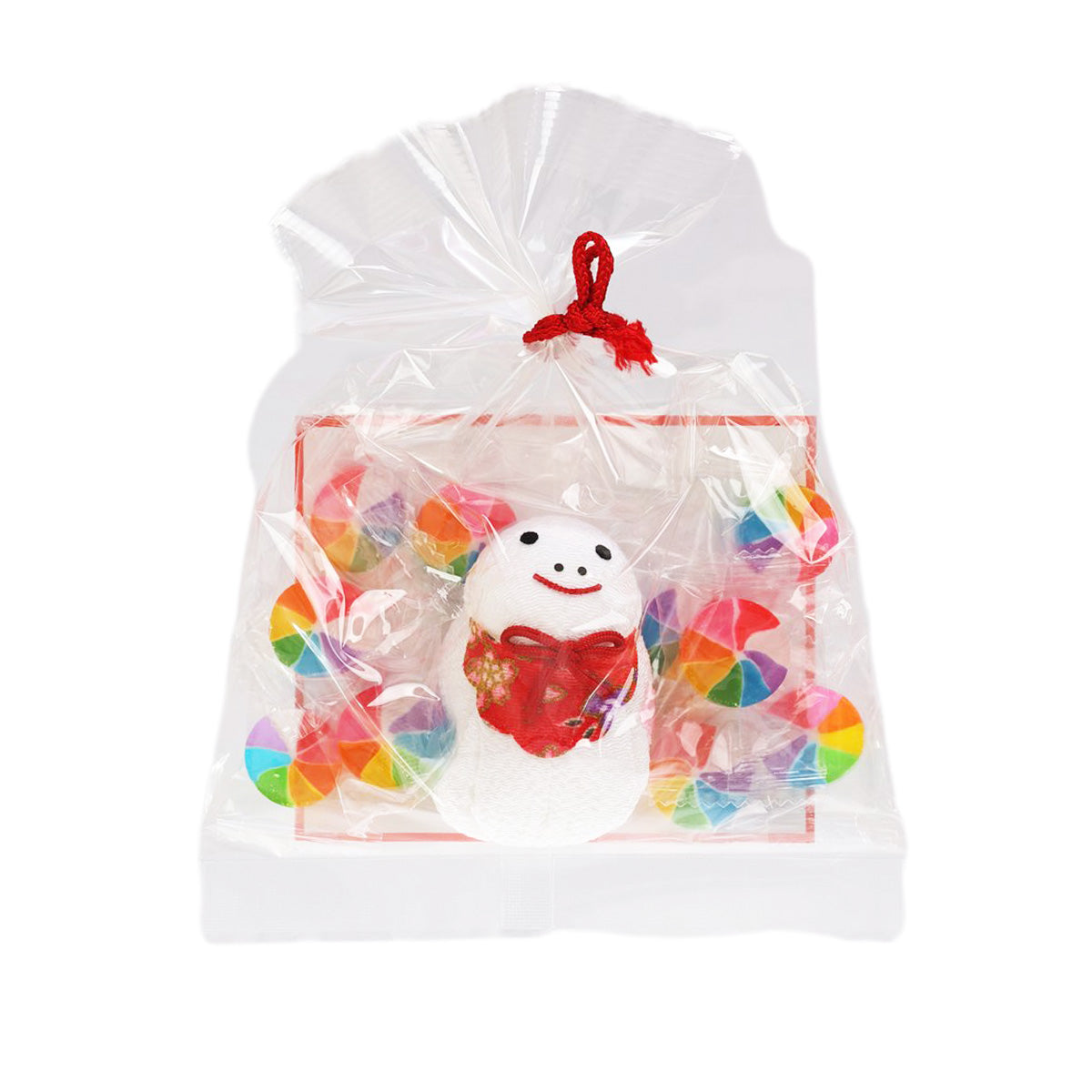 ITOKEN zodiac candy pack with smiling white character, red bow, multicolor star candies