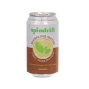 SPINDRIFT sparkling water can with half tea & half lemon flavor, 355 mL
