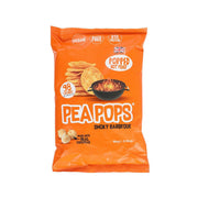 Pea crisps snack bag in orange, Smoky Barbeque flavor, 70g