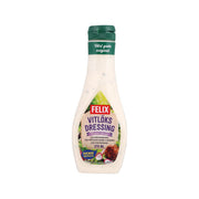 FELIX garlic dressing bottle with green cap, creamy white sauce label front