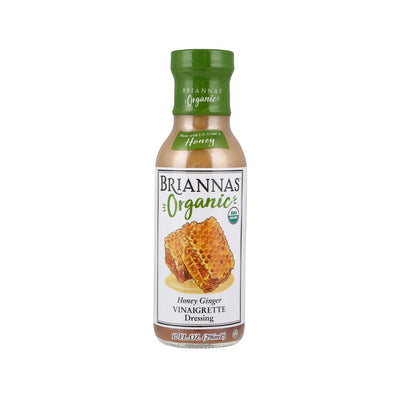 BRIANNA'S Organic Honey Ginger Vinaigrette, 296mL