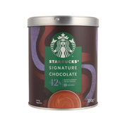 Starbucks Signature Chocolate 42% cocoa beverage powder tin, 330 g, front label