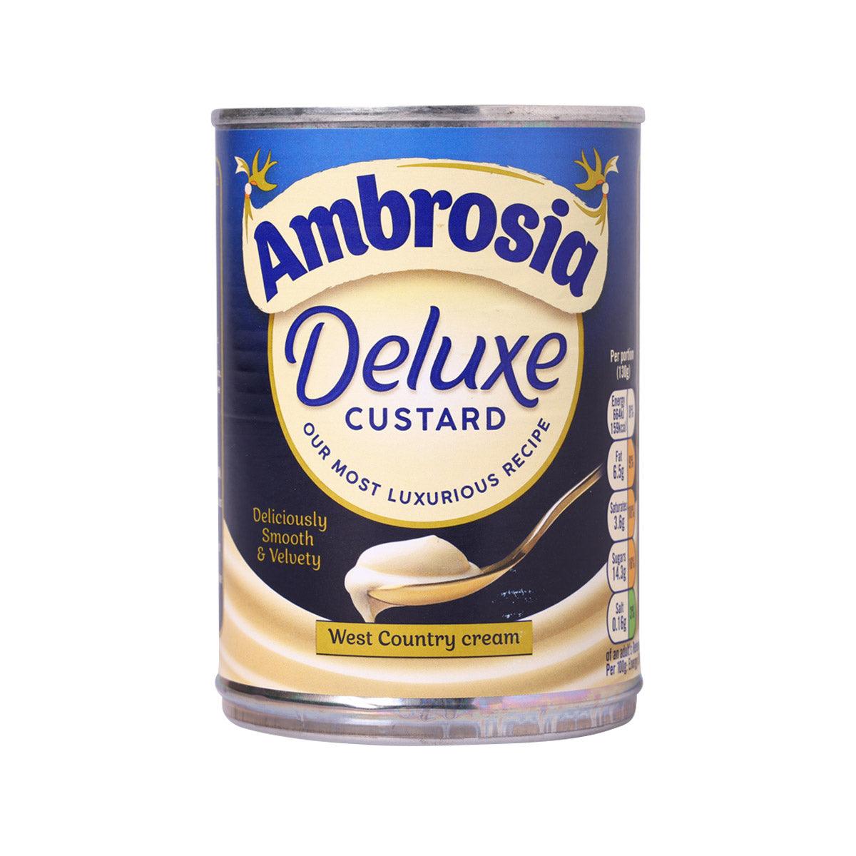 AMBROSIA Deluxe custard jar, West Country cream flavor, 400g