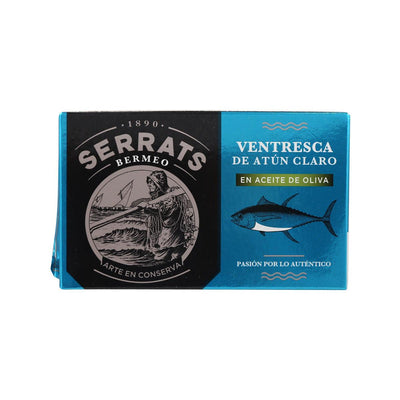 SERRATS Yellowfin Tuna Belly in Olive Oil, 115g