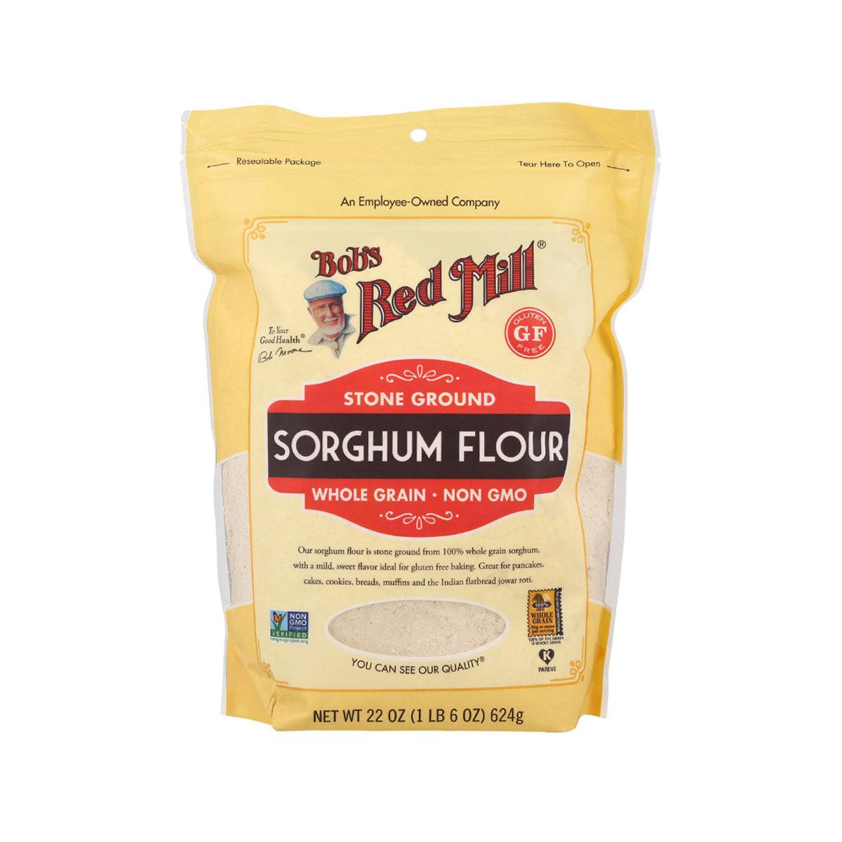 BOB'S RED MILL gluten-free stone ground sorghum flour bag, 624g