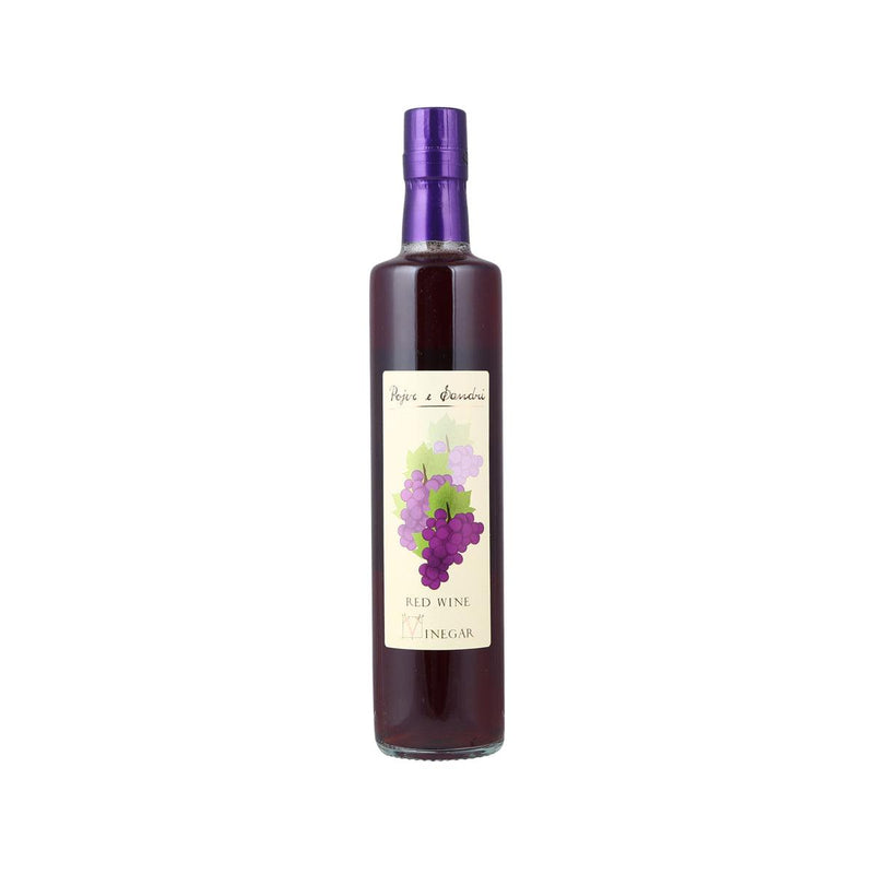 POJER&SANDRI Red Wine Vinegar, 500mL – Naturally Fermented