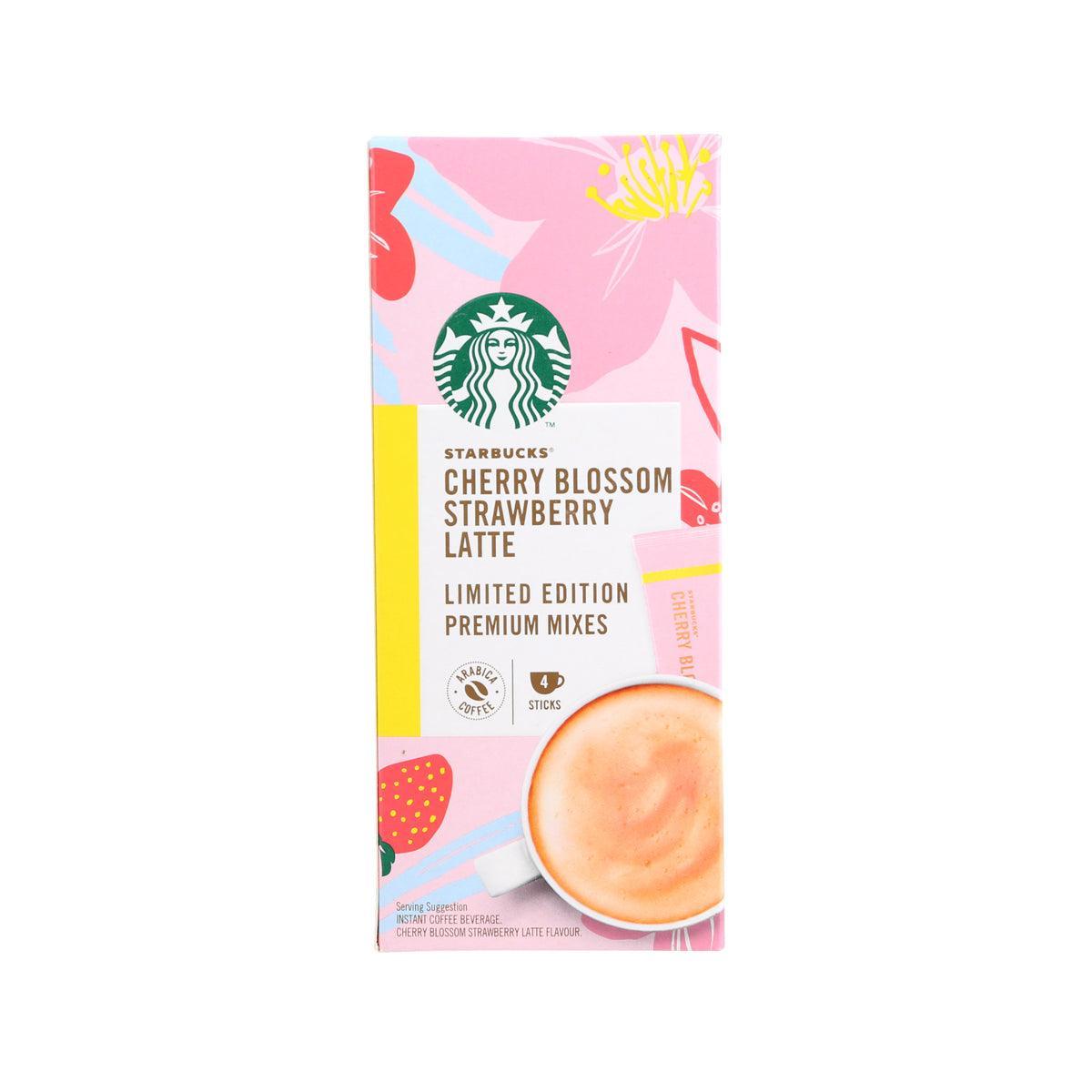 STARBUCKS cherry blossom strawberry latte instant coffee mix pouch, limited edition