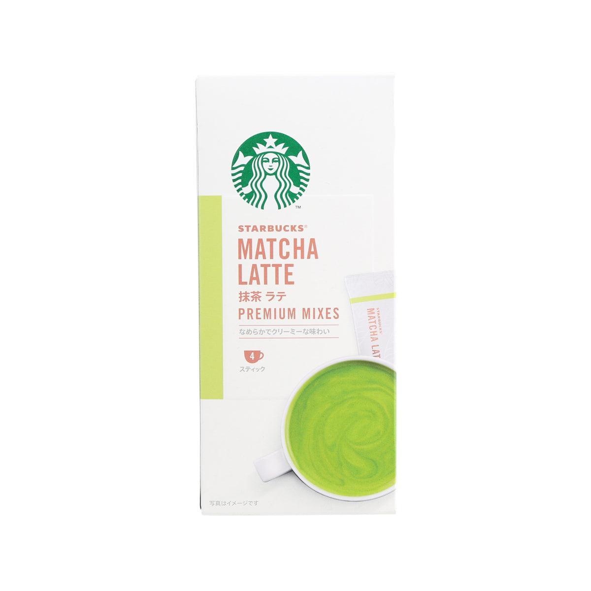 Starbucks Matcha Latte Premium Mixes pouch with latte cup graphic
