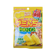 OKIKO Guminchu gummy pouch, Okinawa pineapple flavored gummy pieces, 40g