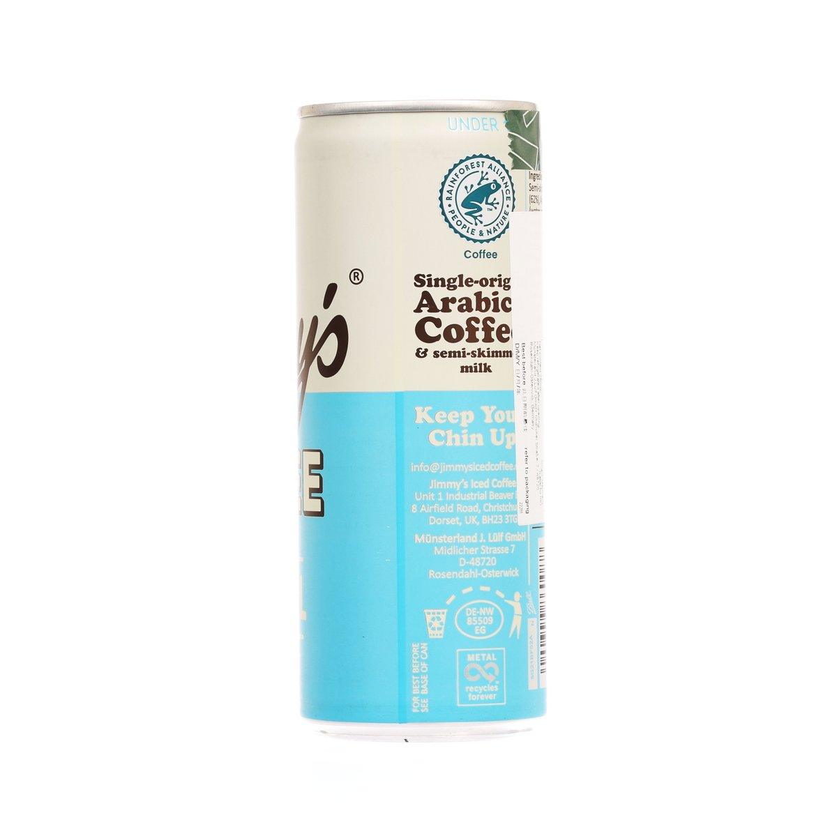Iced coffee latte can back with single-origin Arabica coffee and keep chilled