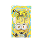 MANJUN seaweed flake stick pouch, front view with Minions graphic