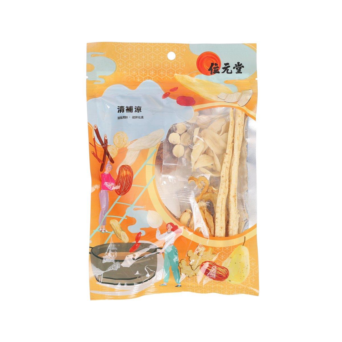 WAI YUEN TONG Ching Po Liang 105g snack bag with clear window of pale strips