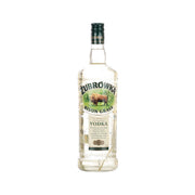ZUBROWKA Bison Grass Vodka bottle with front label and bison illustration