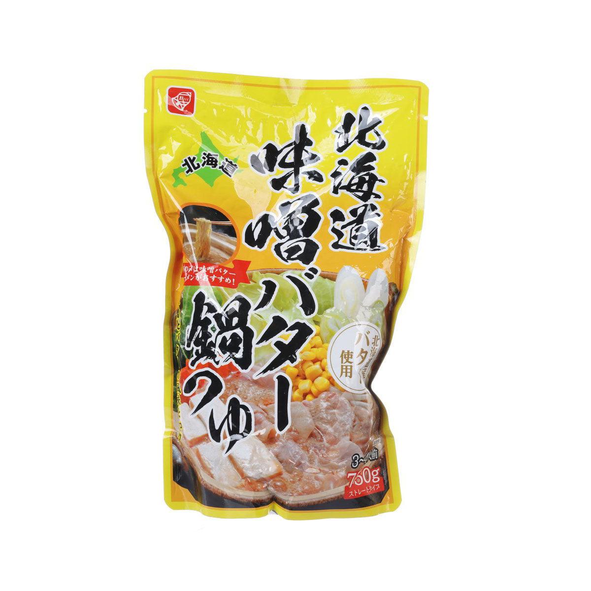 BELL FOODS Hokkaido miso butter soup hot pot pouch, front view