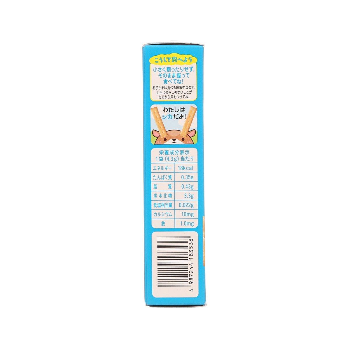 WAKODO biscuits with iron side box with barcode and nutrition facts panel