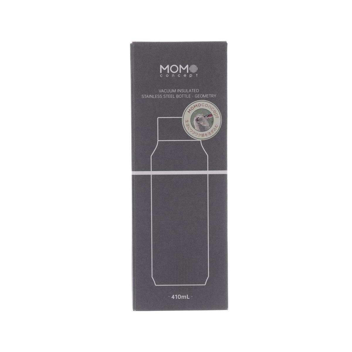 MOMOCONCEPT 410mL vacuum insulated stainless steel bottle box packaging