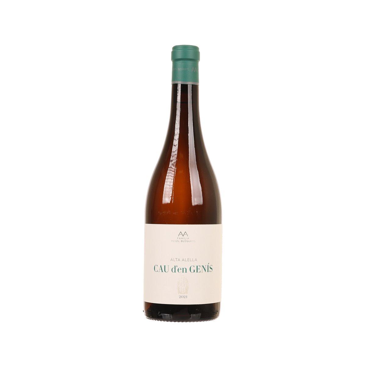 ALTA ALELLA Cau d'en Genis Blanc 2023 white wine bottle with green cap