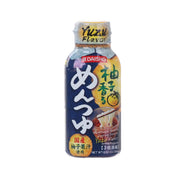 DAISHO yuzu mentsuyu noodle dipping sauce bottle, front label artwork