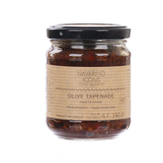 NAVARINO Icons olive tapenade jar with front label, 190 g glass container