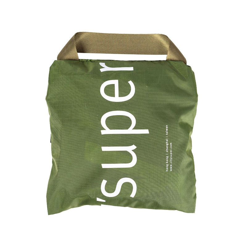 CITYSUPER Foldable Bag with 2 Inside Pocket-Military Green