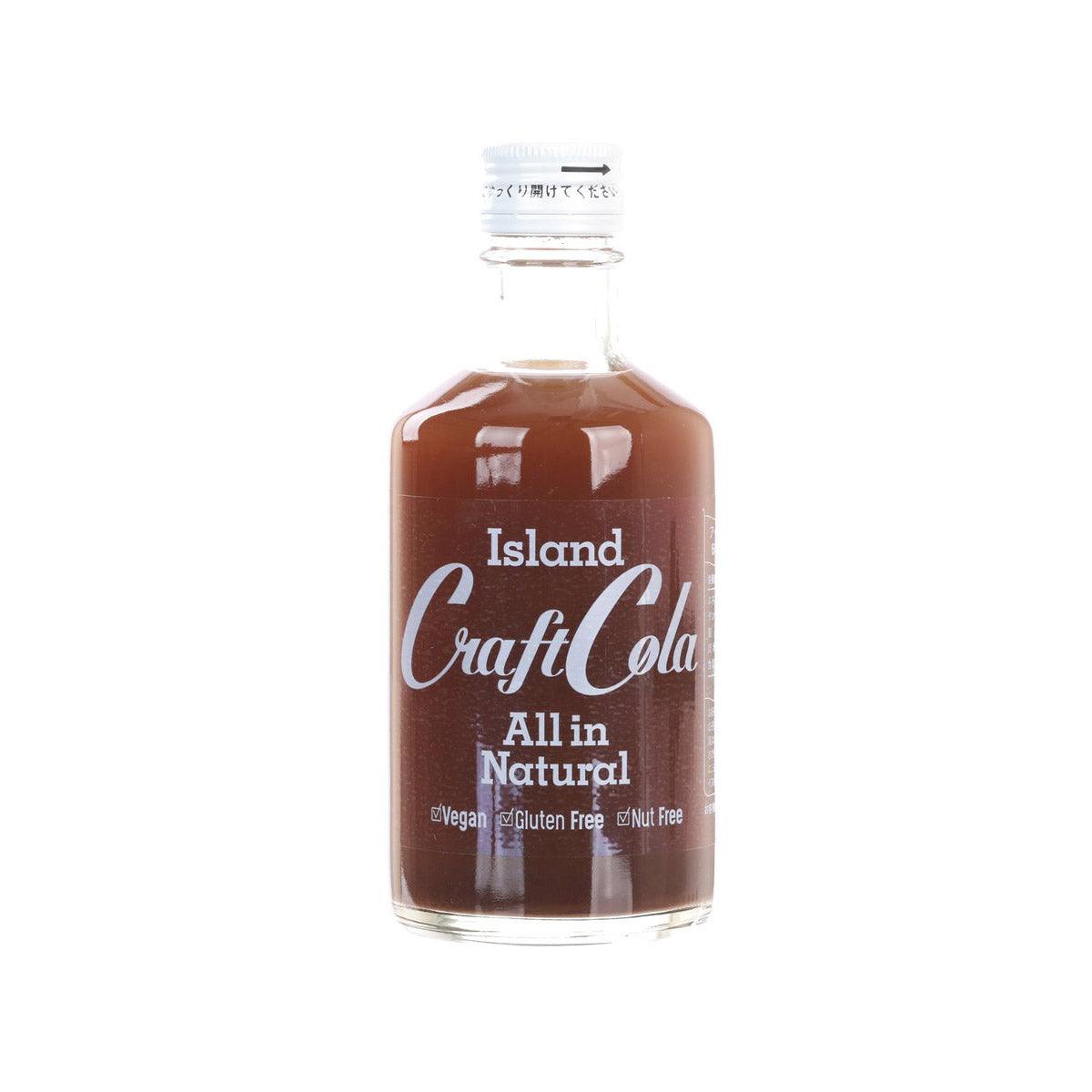 Island Craft Cola bottle, 300 mL, amber glass with front label