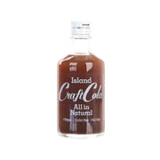 Island Craft Cola bottle, 300 mL, amber glass with front label