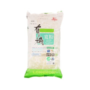 LONGKOW organic broad cellophane noodles 175g bag with green front label