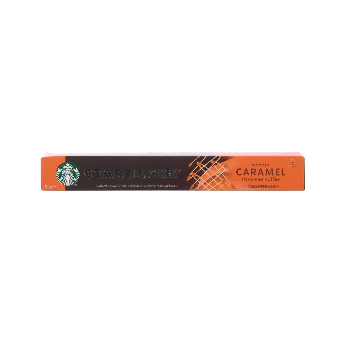 STARBUCKS Nespresso coffee capsule box, smooth caramel flavor