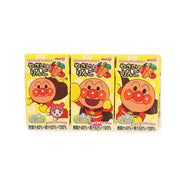 Meiji Anpanman veggie & apple juice carton 3-pack, front panels