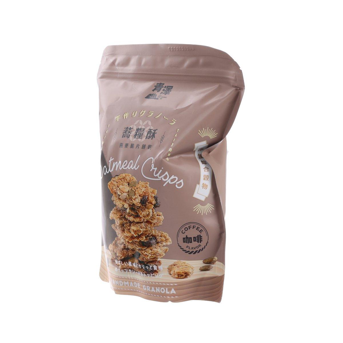 CHING TSE coffee oatmeal crisps pouch with front crisp image