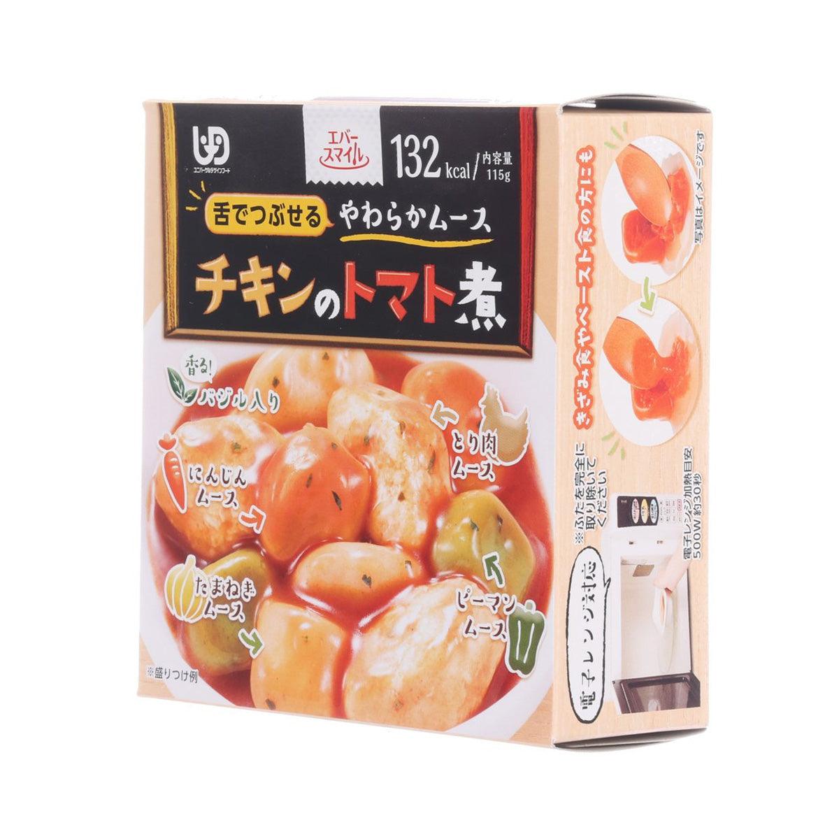 Soft meal package side panel with simmered chicken and tomato sauce (115g)