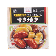 Sukiyaki-style soft meal box, 115g, illustrated meat and sauce on front