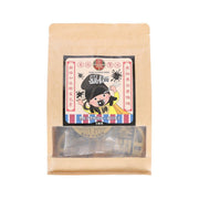 Soup noodle seasoning pouch with illustrated front label, 250g