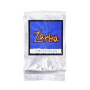 ZAMBRA Sweet Gesha hand-crafted coffee bag, white pouch with blue label