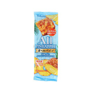 TOHATO All Pineapple Biscuits snack bag, front view with biscuit and pineapple graphics, 74g