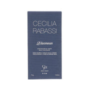 Milk chocolate bar 75g in dark blue Bluemoon CECILIA RABASSI wrapper