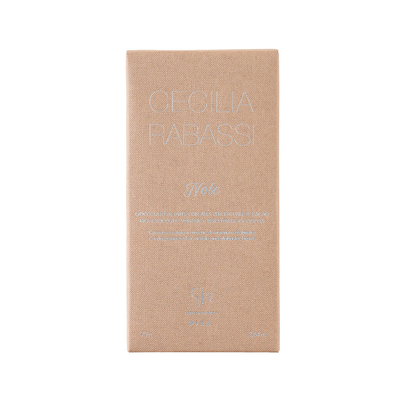 CECILIA TESSIERI RABASSI Note - 60% Cocoa Milk Chocolate Bar  (75g)