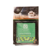 MARUYAMA COFFEE drip bag coffee pack, dark roast blend, green label front