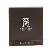 MARUYAMA COFFEE drip bag coffee box in dark brown with logo and Grand Cru Series