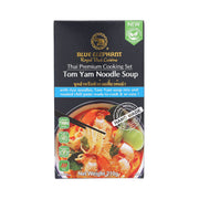 Tom Yam noodle soup Thai cooking set box, net weight 210g, BLUE ELEPHANT brand.