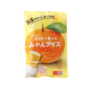 TANIOFOODS mikan fruit popsicle mix pouch with orange and green fruit graphic