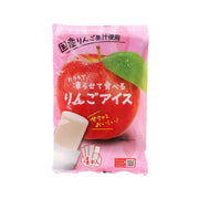 TANIOFOODS apple fruit popsicle mix sachet in pink pouch with apple graphics