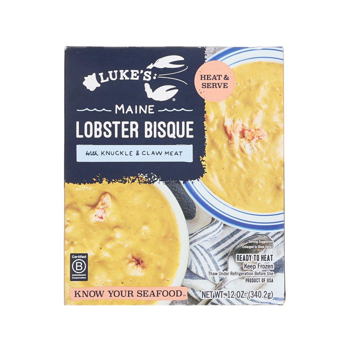 Lobster bisque soup carton, heat & serve, 12 oz (340.2 g)