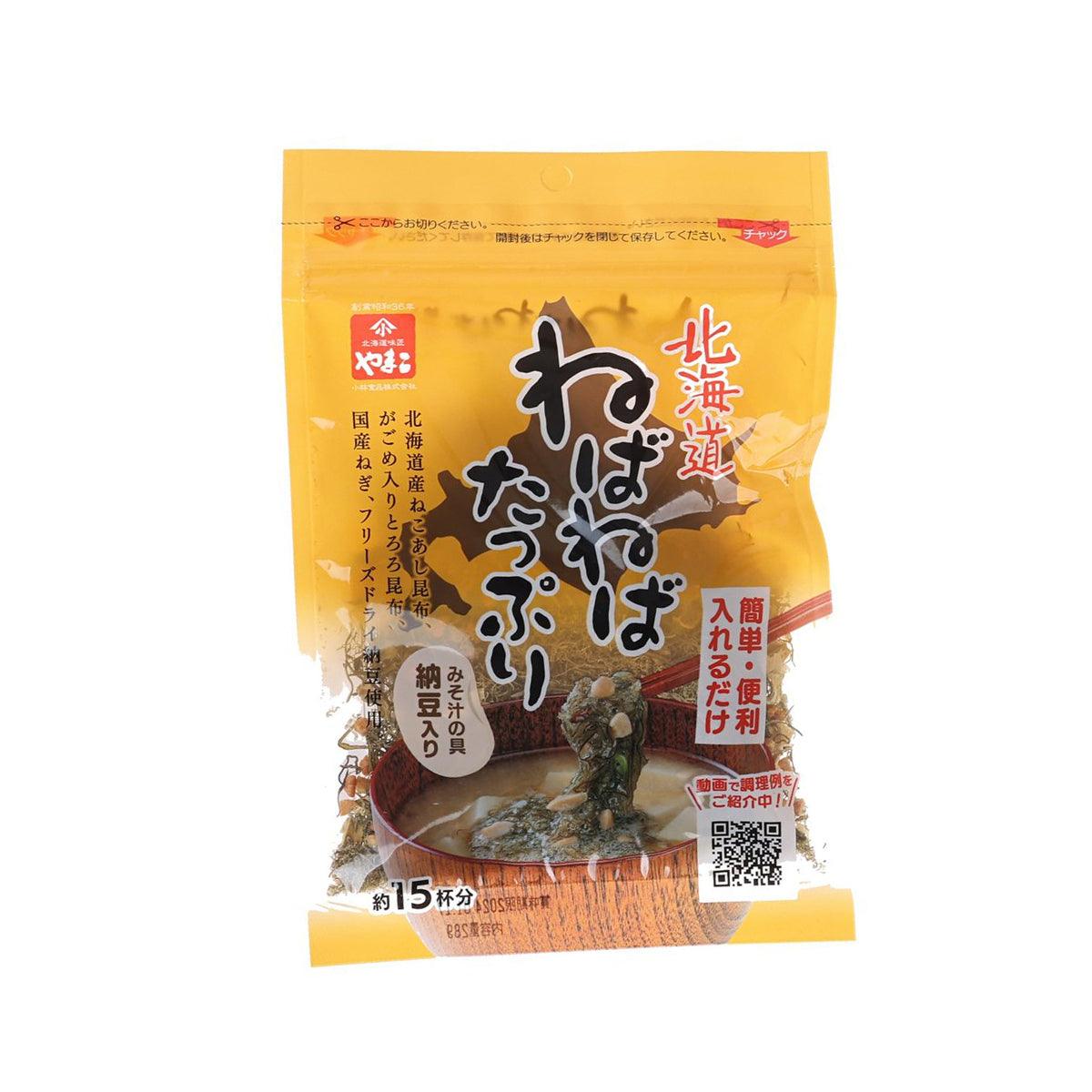 KOBAYASHISHOKUHIN mixed sticky seaweed & natto topping packet for miso soup (28g)