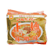 TOYO SUISAN Maruchan miso instant noodles pack, orange and gold front