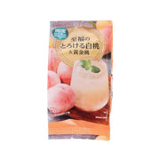 NITTOH-TEA peach tea powder pouch, white peach & gold peach, 88g