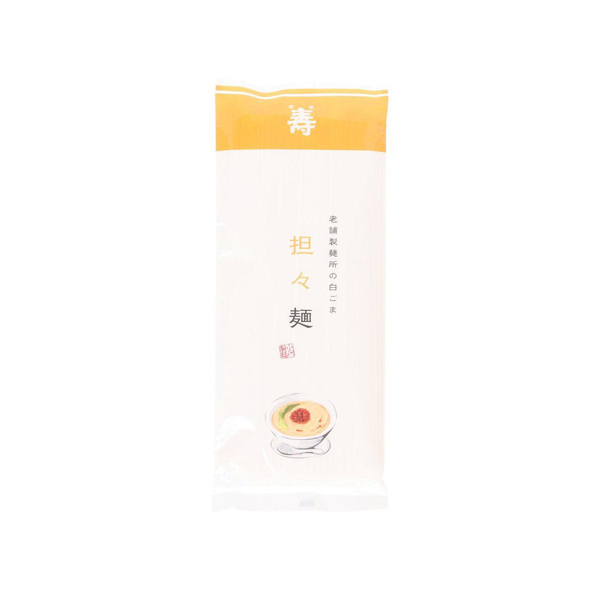 OGAWASEIMEN tan tan noodle soup packet, white pouch with orange top and label