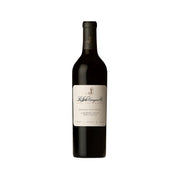 Cabernet Franc wine bottle with dark glass and cream label